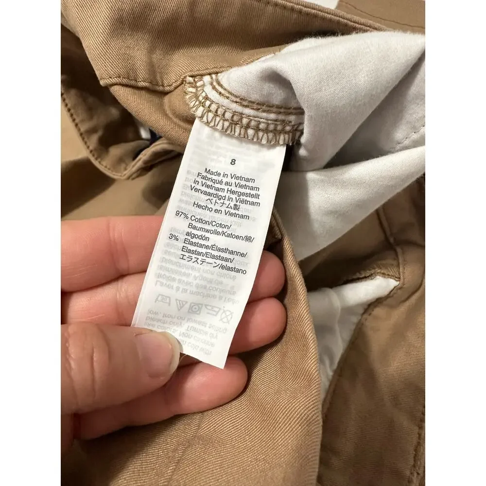 NWT J. Crew Khaki Dress Pants Size 8